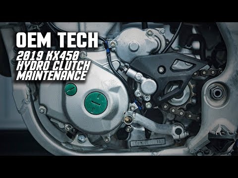 How To Bleed A Hydraulic Clutch - 2019 Kawasaki KX450