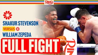 Shakur Stevenson MATCHES William Zepedas Energy At RING III | FULL FIGHT