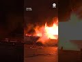 Massive fire shuts down major highway in California  - 00:52 min - News - Video
