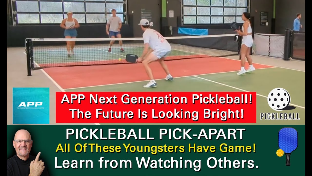 Pickleball! Future Stars Of Tomorrow! How Good Are These Young Players? Learn By Watching Others!