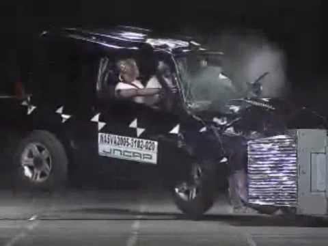 Video crash test SUZUKI Jimny od leta 2005
