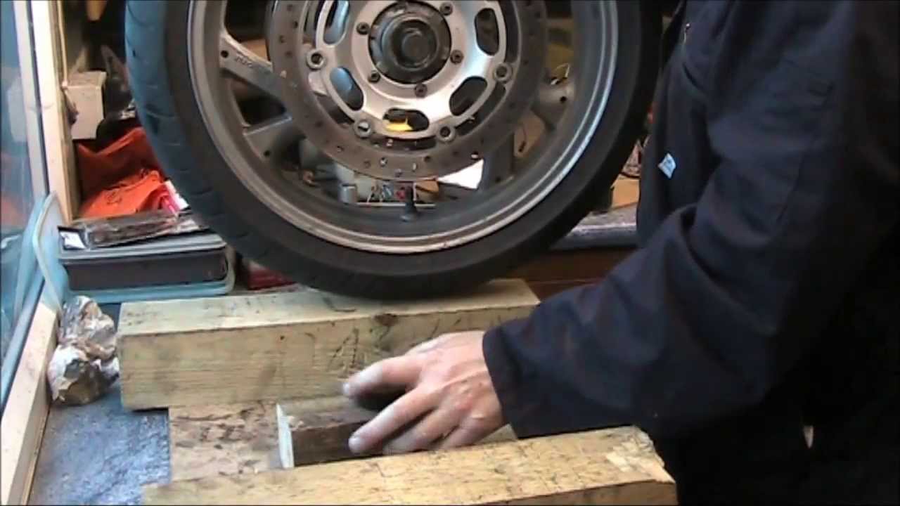 Honda st1300 wheel removal #6