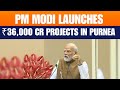 PM Modi in Purnea: Inaugurates ₹36,000 Cr Development Projects | Bihar | News9