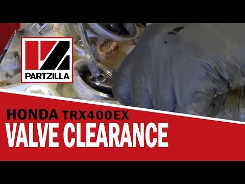 06 Honda trx450r valve adjustment #7