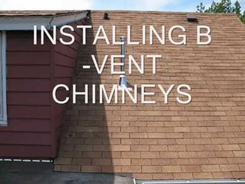 Installing B-Vent Chimneys - YouTube