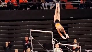 Jade Carey's New Uneven Bars routine - NCAA Gymnastics Oregon State - 2024/2025