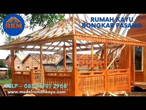 Sekilas Pembuatan Komponen Rumah Kayu Panggung RKM Tanjung Batu, Ogan Ilir