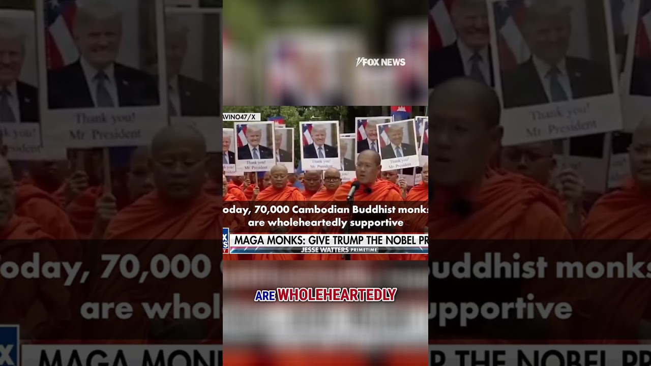 WATCH: Cambodian monks for MAGA #maga #shorts #monks #cambodia
