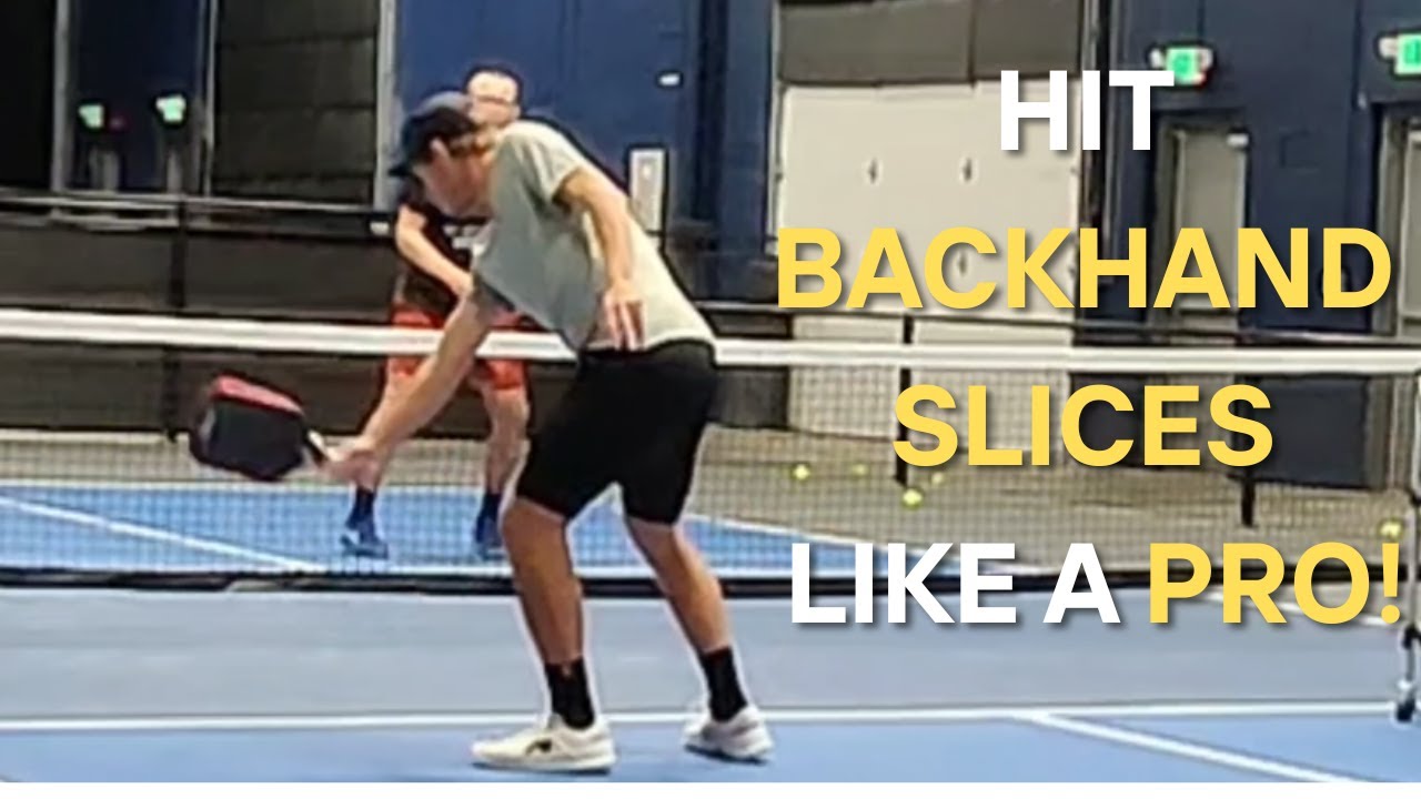 Mastering BACKHAND SLICES with a Pickleball Pro: Pickleball Tips