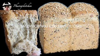 SANDWICH HẠT NGŨ CỐC DINH DƯỠNG với mật ong, thuần chay , 50% Hạt