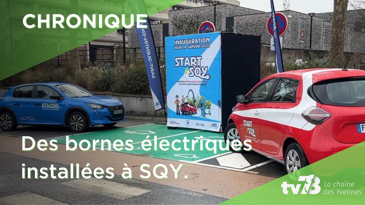 Rechargez votre véhicule électrique à Saint-Quentin-en-Yvelines avec « START SQY » !