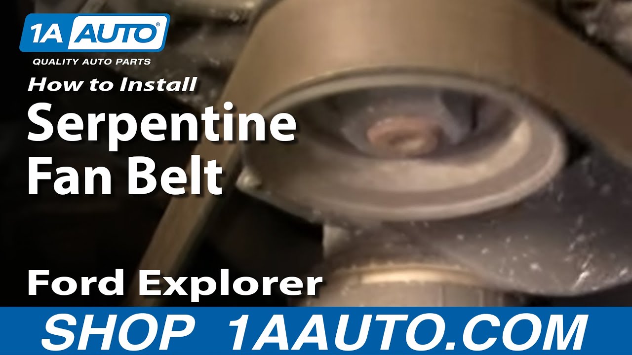 Installing a idler pulley on ford ranger 2001
