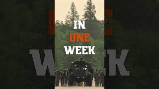 This is your one week warning.
