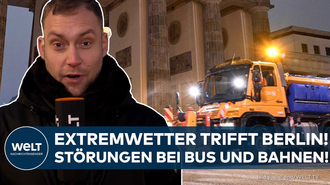 BERLIN: Massive Störungen bei Bus und Bahnen – Extremwetter trifft die Hauptstadt!