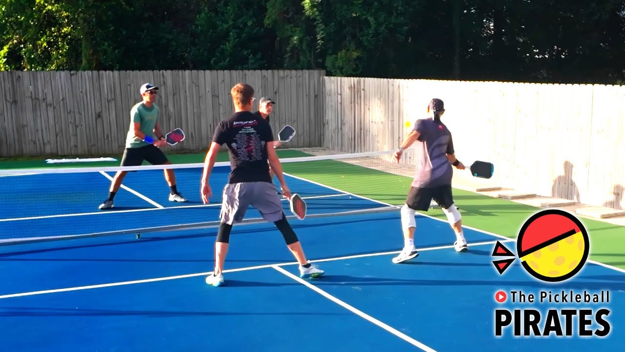 This is What Happens When 4.5s Play Pickleball on a Private Court