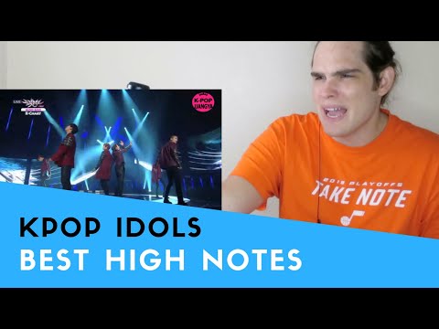 Voice Teacher Reacts to KPOP High Notes Compilation Part 1