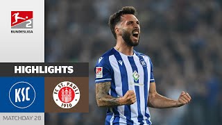 Karlsruhe Beats St. Pauli in Intense Match! | Karlsruher SC — St. Pauli 2-1 | Highlights