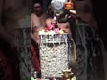 మహా శివరాత్రి శుభవేళా గుడి పూడి సోమరామ దేవస్థానంలో శివలింగానికి పంచామృతాలతో అభిషేకం #shivaratri2024  - 00:50 min - News - Video