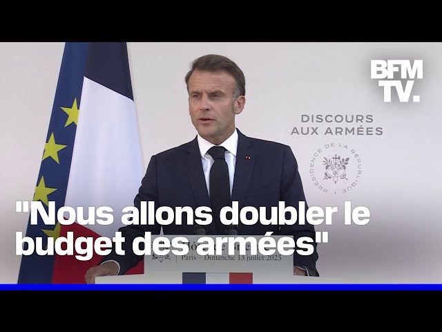 Europe, défense, nucléaire ... L'intégralité du discours d'Emmanuel Macron aux armées