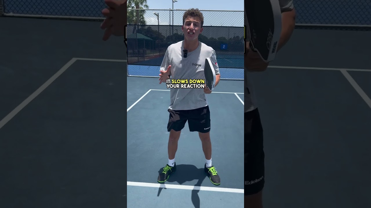 Mistakes slowing down your hand speed! #pickleball #pickleballtips