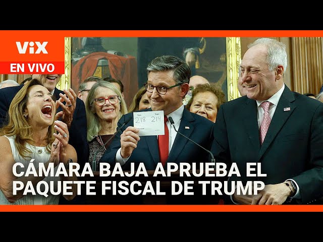 Cámara de Representantes aprueba enorme paquete fiscal de Trump | Noticias Univision 24/7