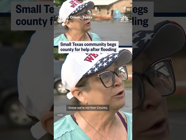 Small Texas community begs county for help after flooding