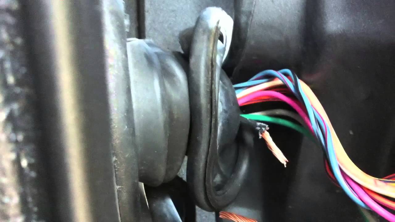Jeep door wire repair - YouTube 1997 saab 900 fuse box 