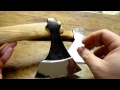  How to make a modern axe into a viking axe using stock removalMOV