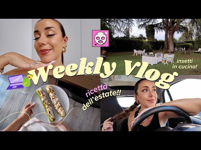 invasione di insetti, la ricetta dell'estate e programmi futuri!! ☀️ | weekly vlog