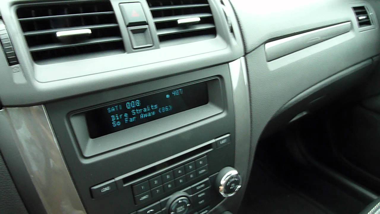 2011 Ford Fusion Stereo