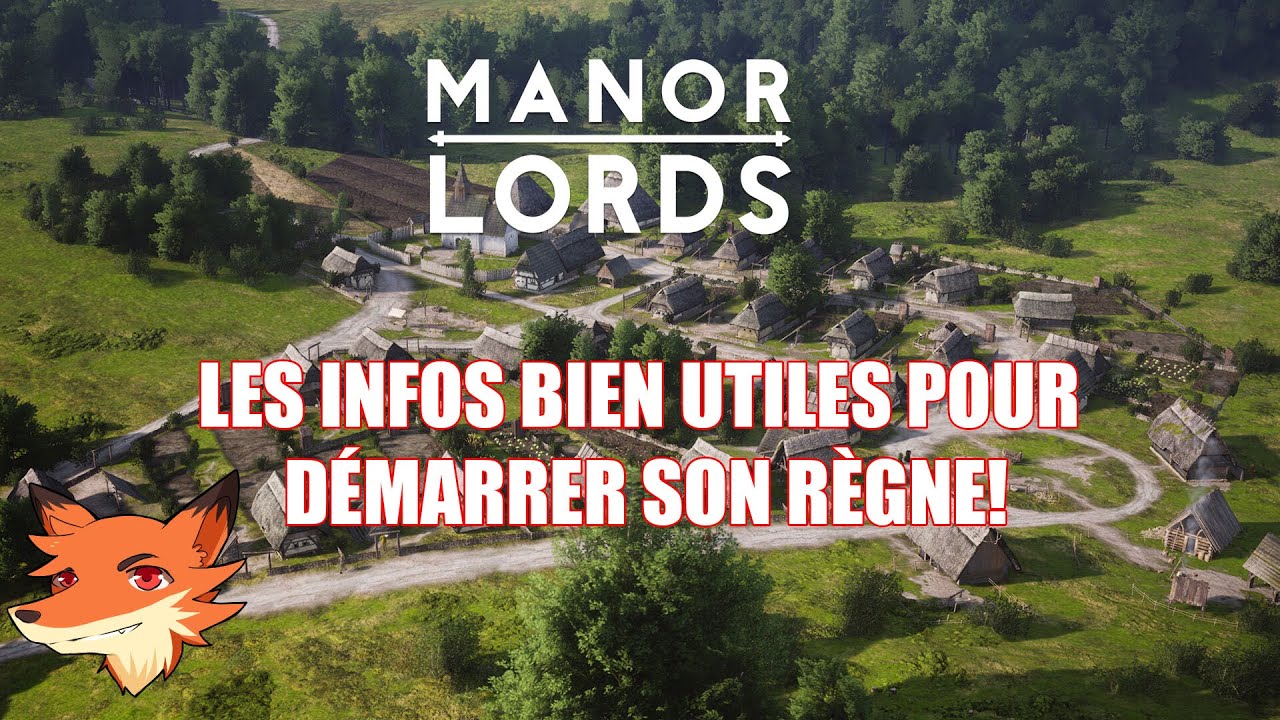 Manor Lords - Les infos bien utiles pour démarrer son règne!