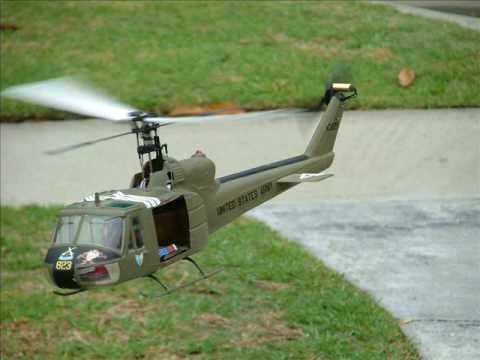 Xelltronics UH-1 Huey Helicopter Body for micro Helis 380 to 450 size ...