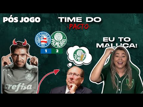 😱 QUE LOUCURAAAA! EU TO MALUCA! SORTE E PACTO? HAHAHA PÓS JOGO: BAHIA 1 X 2 PALMEIRAS