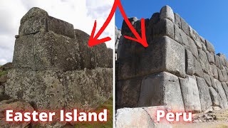 Did you know EASTER ISLAND has almost identical MEGALITHIC walls to those in PERU?