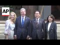 North Carolina Gov. Roy Cooper welcomes Japan PM Fumio Kishida to state