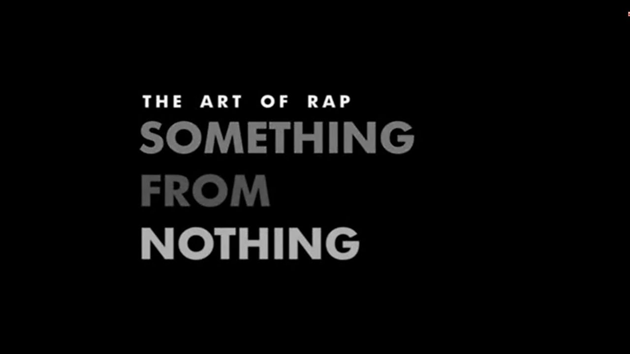 Something from nothing. Rap Art. Nothing Art. Something from nothing 1999.