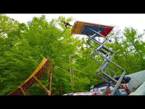 30-Foot Drop Contraption Testing at Pastranaland!