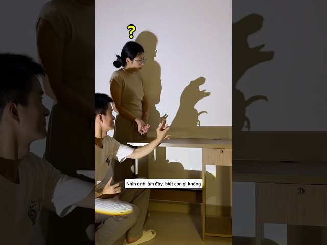 Anh trai tài năng tạo hình bóng bằng tay