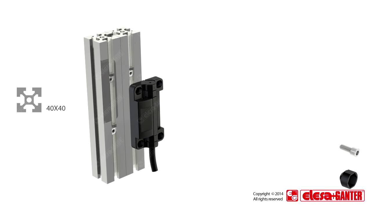 Sicherheits-Schaltscharniere - CFSW. (Arten der Montage) video