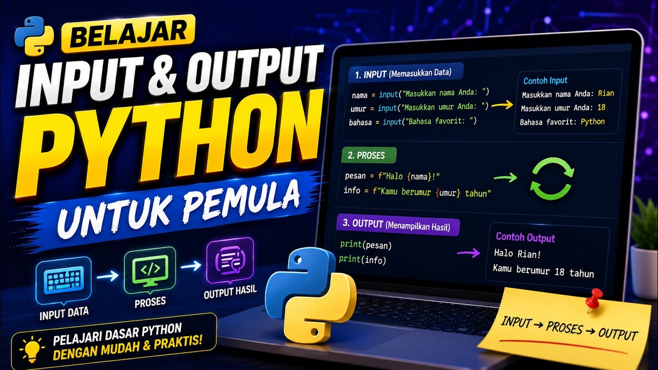 Belajar Input dan Output Python untuk Pemula