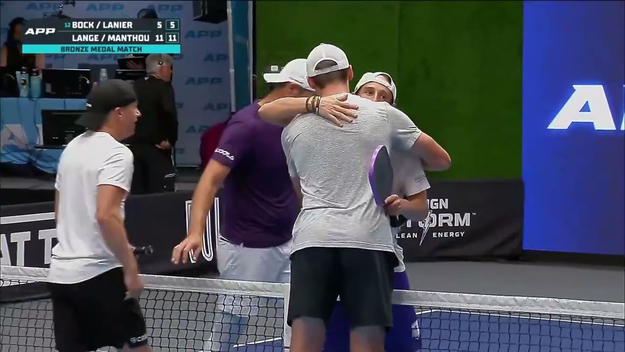 Men's Pro Doubles Bronze Match I Match Point I Erik LangePurple & Jesus Manthou