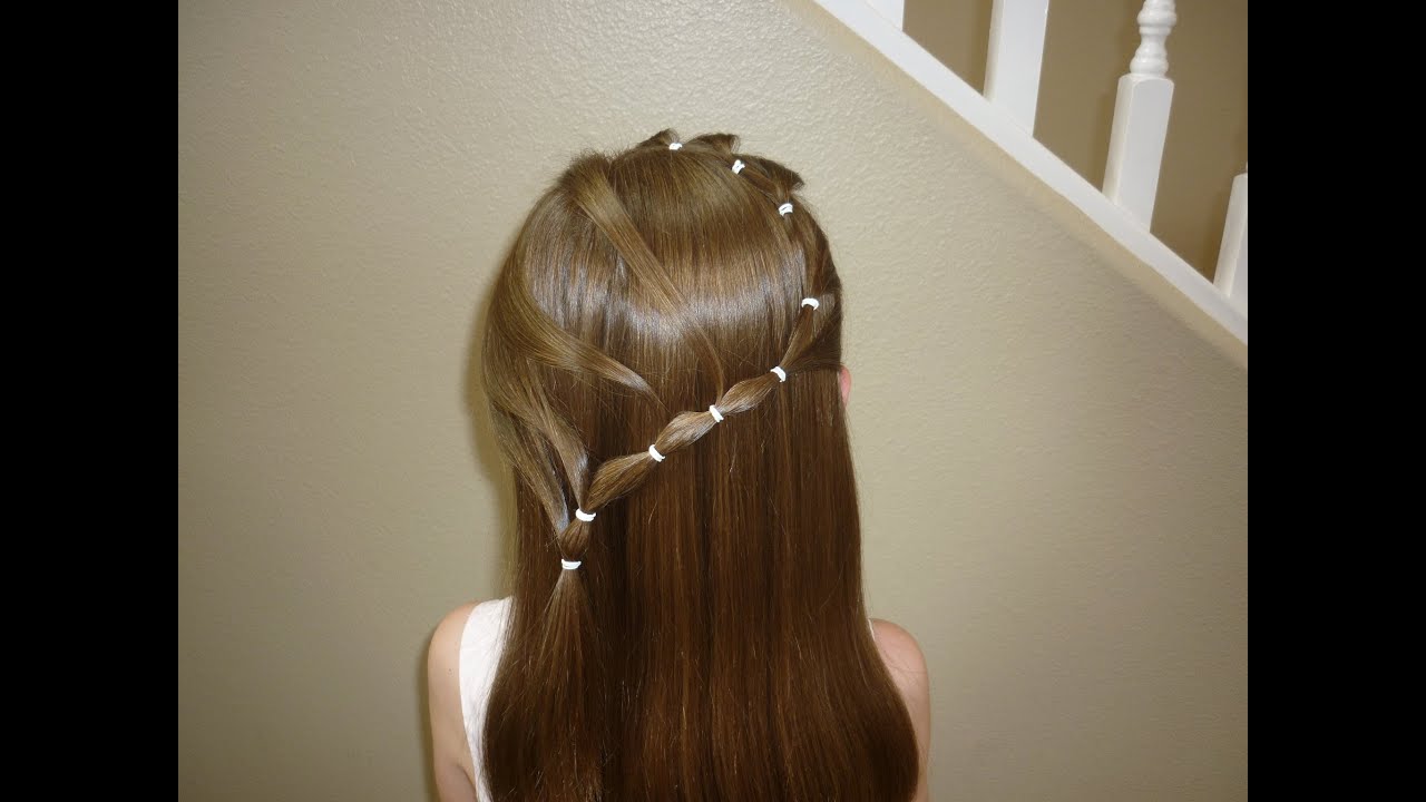 Elastic Snake Braid, Flower Girl Hairstyles - YouTube
