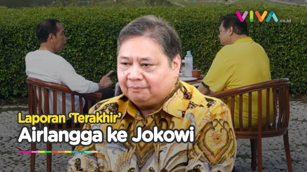 Sebelum Mundur, Airlangga Lapor Jokowi Indonesia Untung Rp127 Triliun