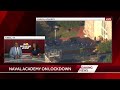 Video shows students running into building at Naval Academy  - 00:34 min - News - Video