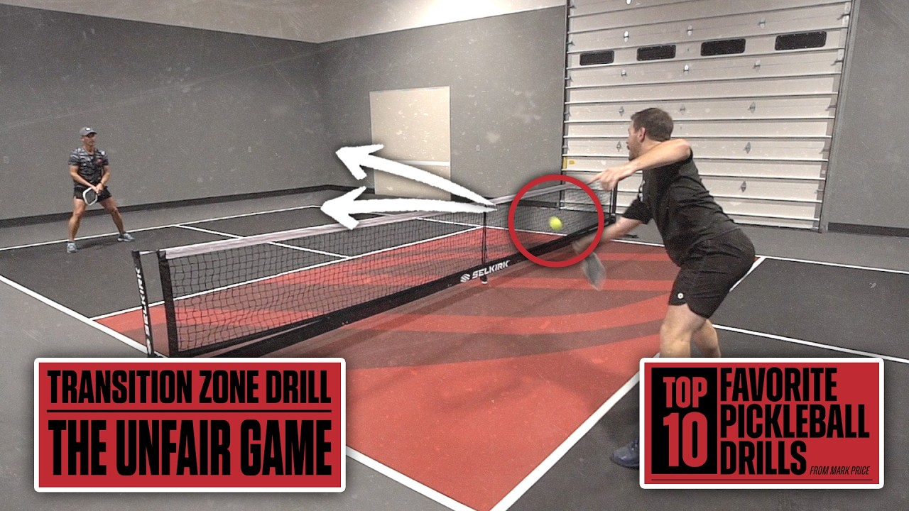 Pickleball Unfair Game Drill: Transition Zone Advanced Lessons