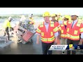 During visit to Key Bridge site, Gov. says every bridge in Maryland is up to code  - 01:53 min - News - Video