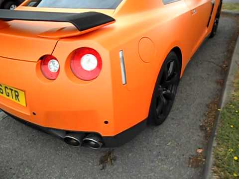 Nissan gtr orange matte #7