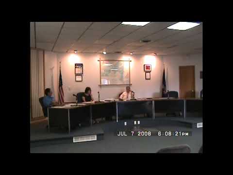 Rouses Point Village Board Meeting  7-7-08