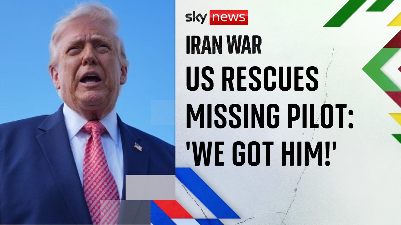 BREAKING: US rescues missing pilot whose F-15 fighter jet was downed in Iran