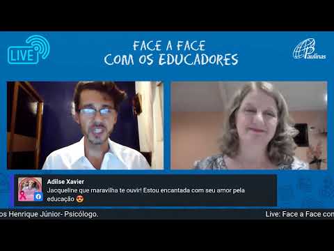 Canal Saberes e Letras – Live Face a Face com o educador
